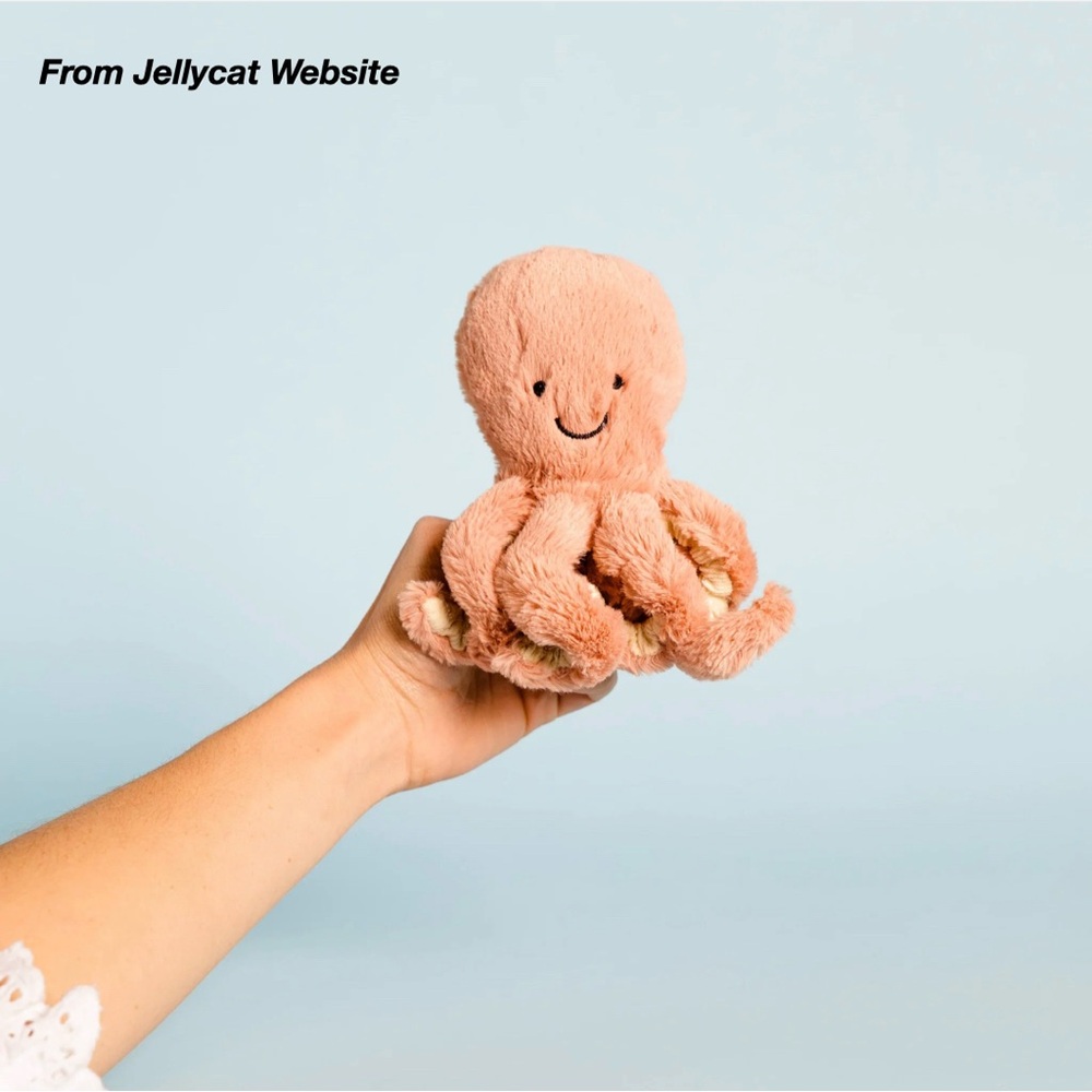 Jellycat Peach Octopus Plush Toy